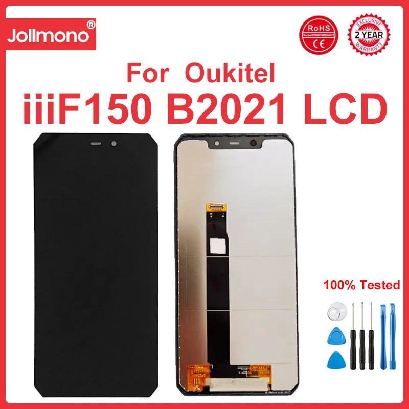 

For Oukitel iiiF150 R2022 LCD Display Touch Screen Digitizer Assembly LCD iiiF150 B2021 H2022 Display iiiF150 Air 1 Ultra B1 Pro