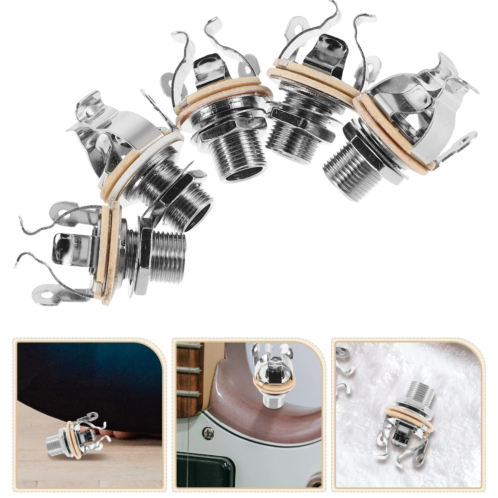 

5 Pcs Bass Guitar Pickup Fitting for Parts Accessories Jack Electric Instrument Supply