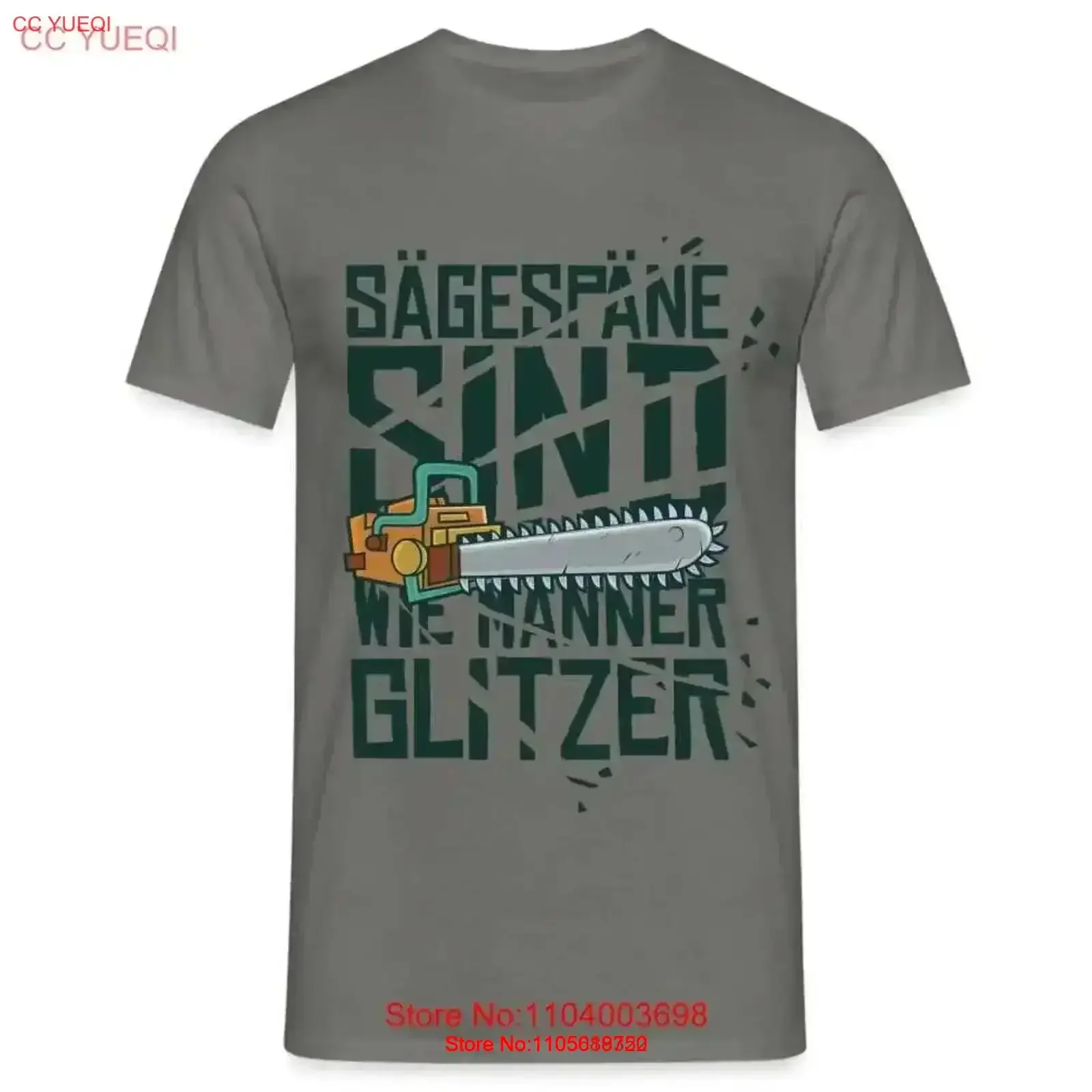 Forestry worker chainsaw shirt sawdust is like men's glitter vintage Washed homme Top For Everyday Wear Stylish fashion