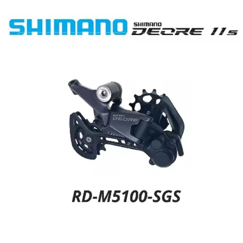 Shimano Deore M5100 M5120 SGS desviador trasero 11V sombra jaula larga 11 velocidades bicicleta de montaña desviador de bicicleta piezas originales de bicicleta