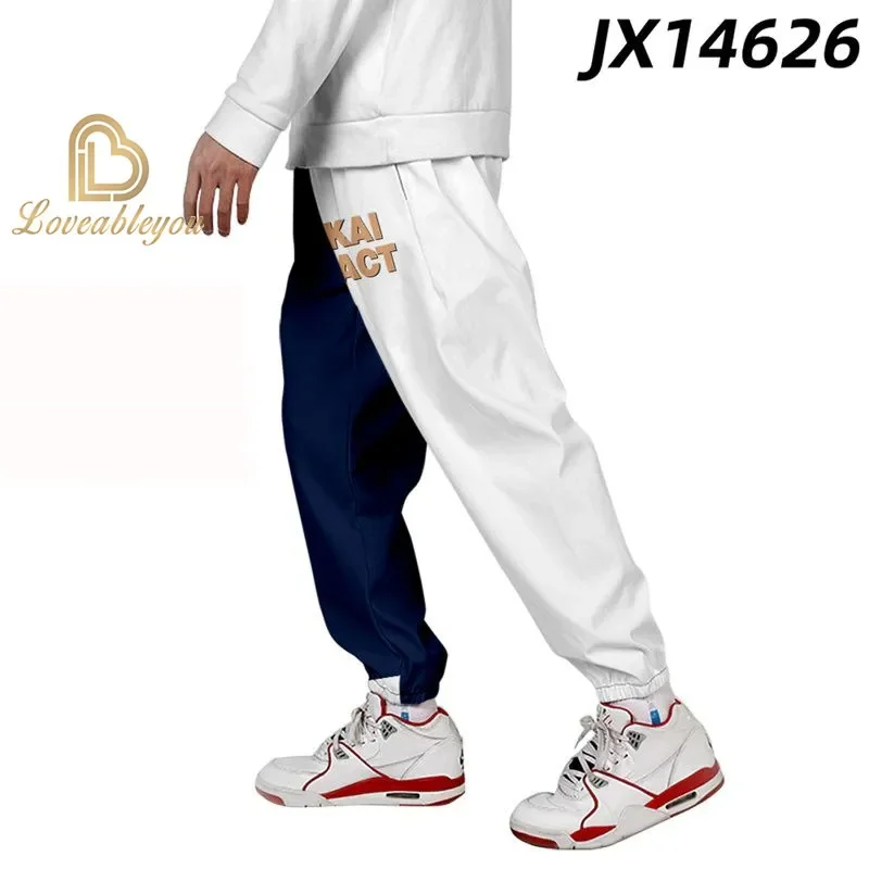 High Quality Fleece Trousers Cartoon Genshin Impact Printed Men Women Men Jogging Pants Hip Hop Streetwear Men Sweatpants