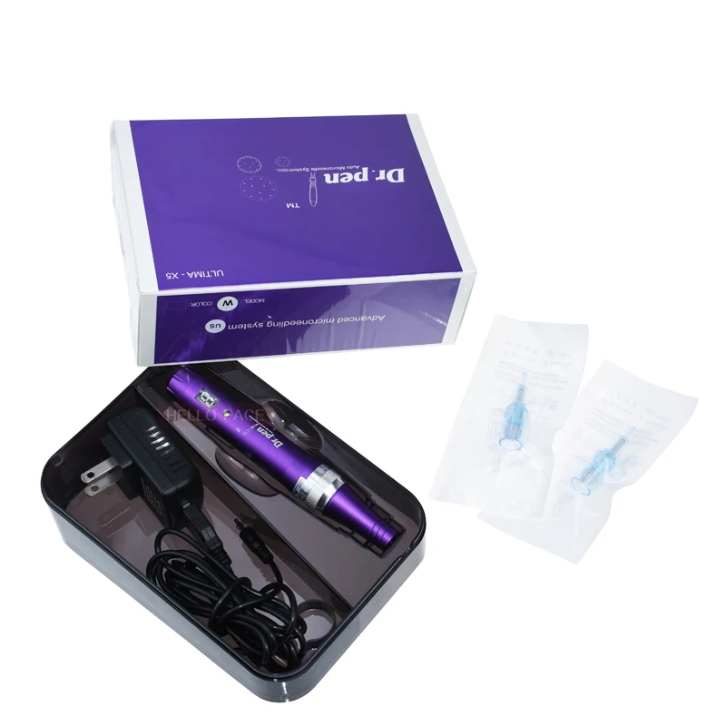 Dr Pen-máquina de microagujas Ultima X5, Derma Pen, inalámbrica, profesional, MTS, cuidado de la piel facial