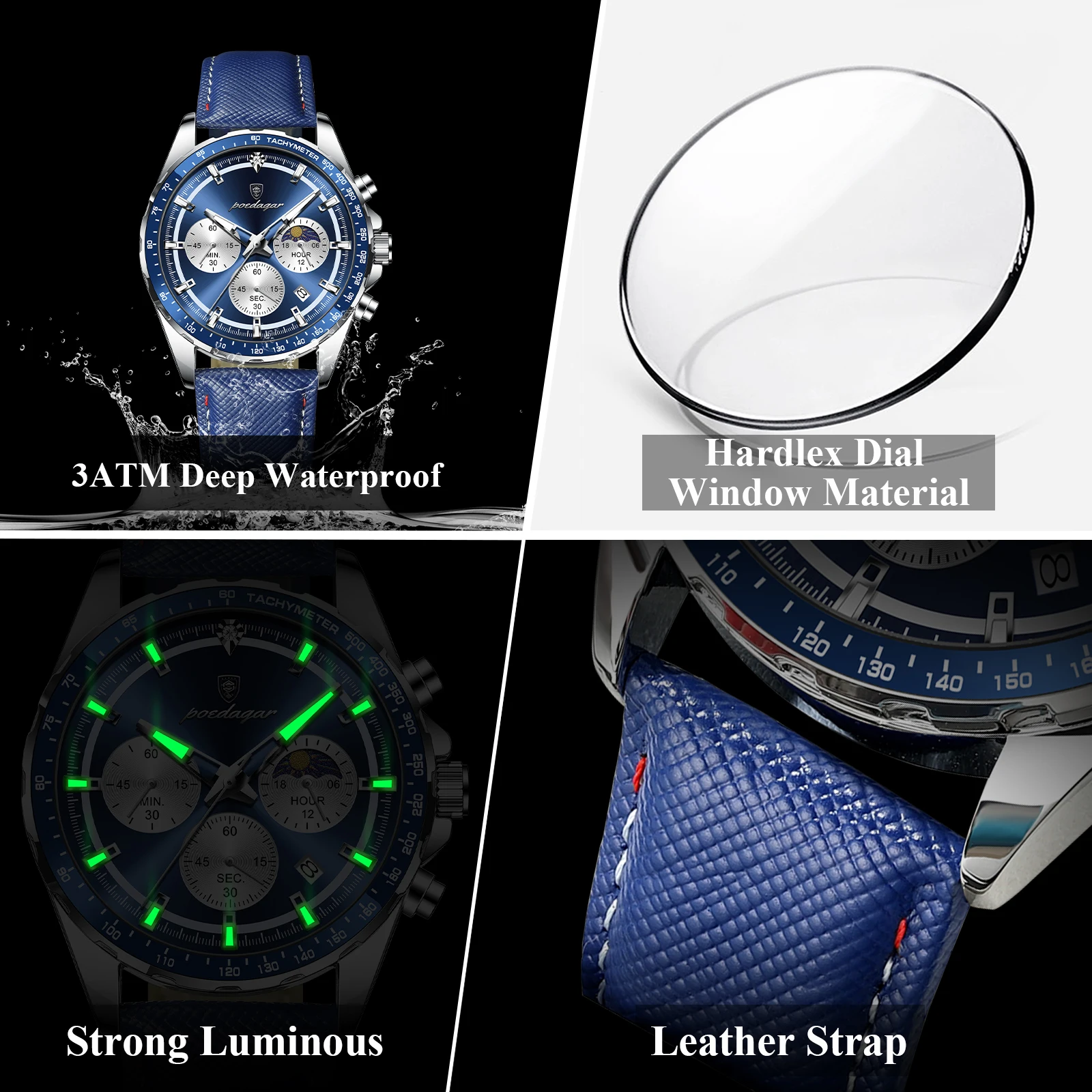 POEDAGAR Top Sports Men Clock - Men'S Fashion Magazine ulasan dan harga