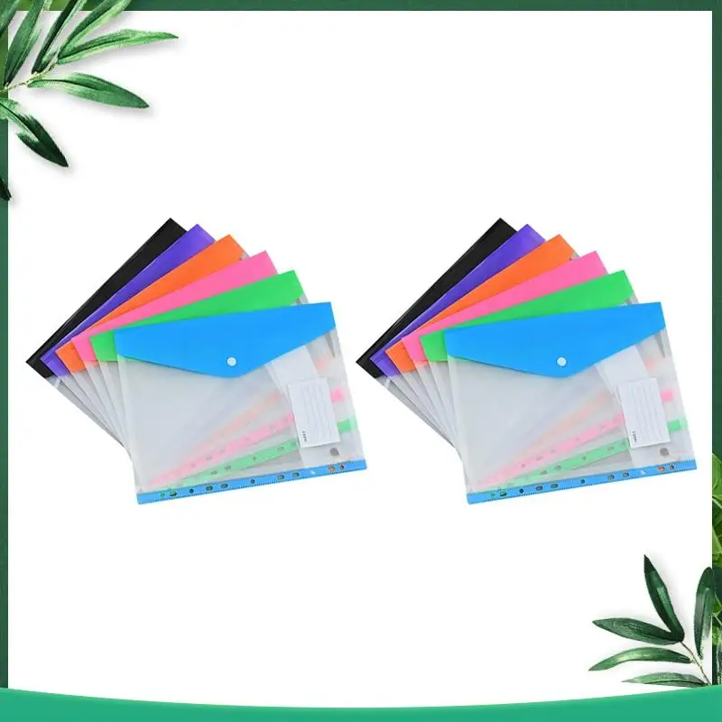 

(NEW) Binder Pocket Organizer Folders, 12 Pack Expandable Folders Envelopes Binder Folders With 11 Holes For 2/3/4 Ring Binder
