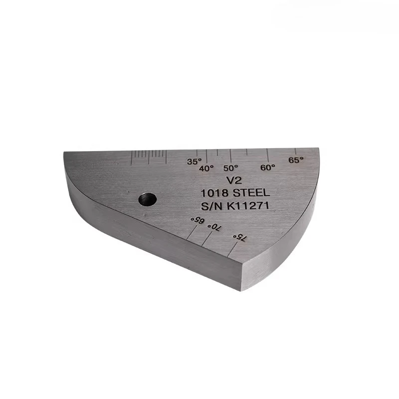 IIW2(V2) ISO 7963:2022(E) High Accuracy Ultrasonic Calibration Block for Block Optional Thickness 12.5/20/25mm 1018 Steel