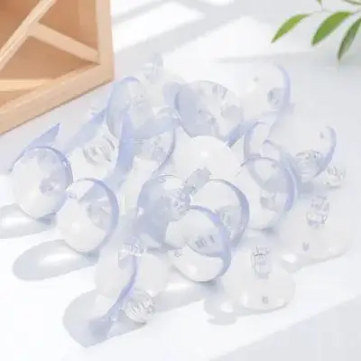 

200Pcs Outdoor Light Hooks Suction Cup Design Strong Adhesion Rope Light Clips Wall Hanging Christmas Decor Hanging Wall Clips