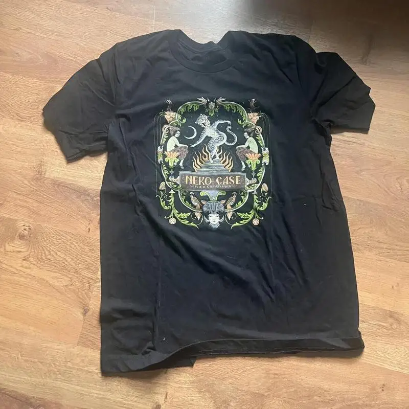 

Vtg Neko Case Music Star Heavy Cotton Black All Size T Shirt MM1759