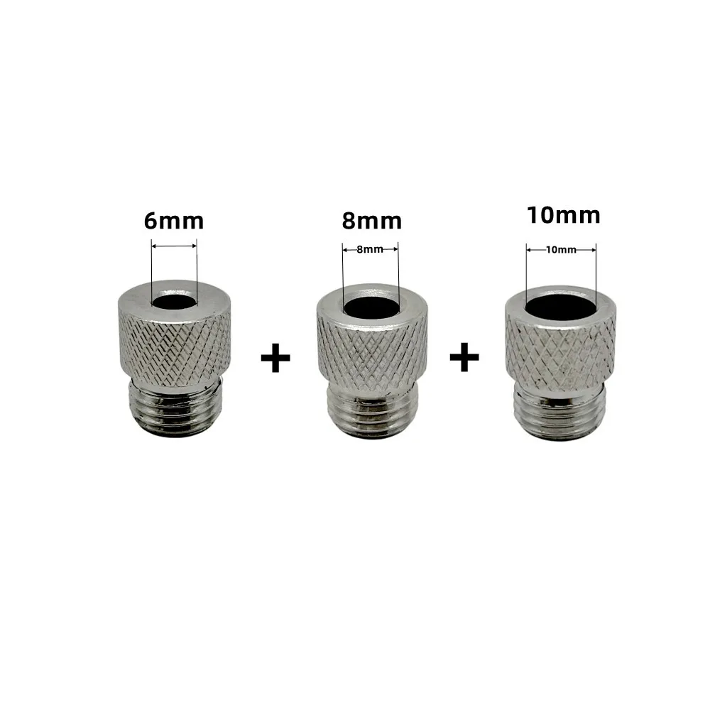 3–10 mm Dübellehren-Set – selbstzentrierender Bohrführungssucher mit 8 Stahlbuchsen – Locher aus Aluminiumlegierung für die Holzbearbeitung
