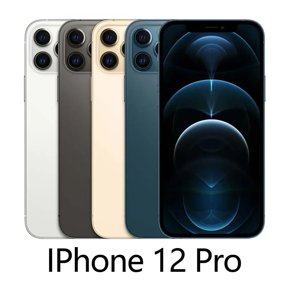 Apple iPhone 12 Pro 5G IOS A14 Mobile Phone Face ID NFC Triple 12MP Bionic Hexa Core 128/256/512GB 6.7'' IPhone 12 Pro