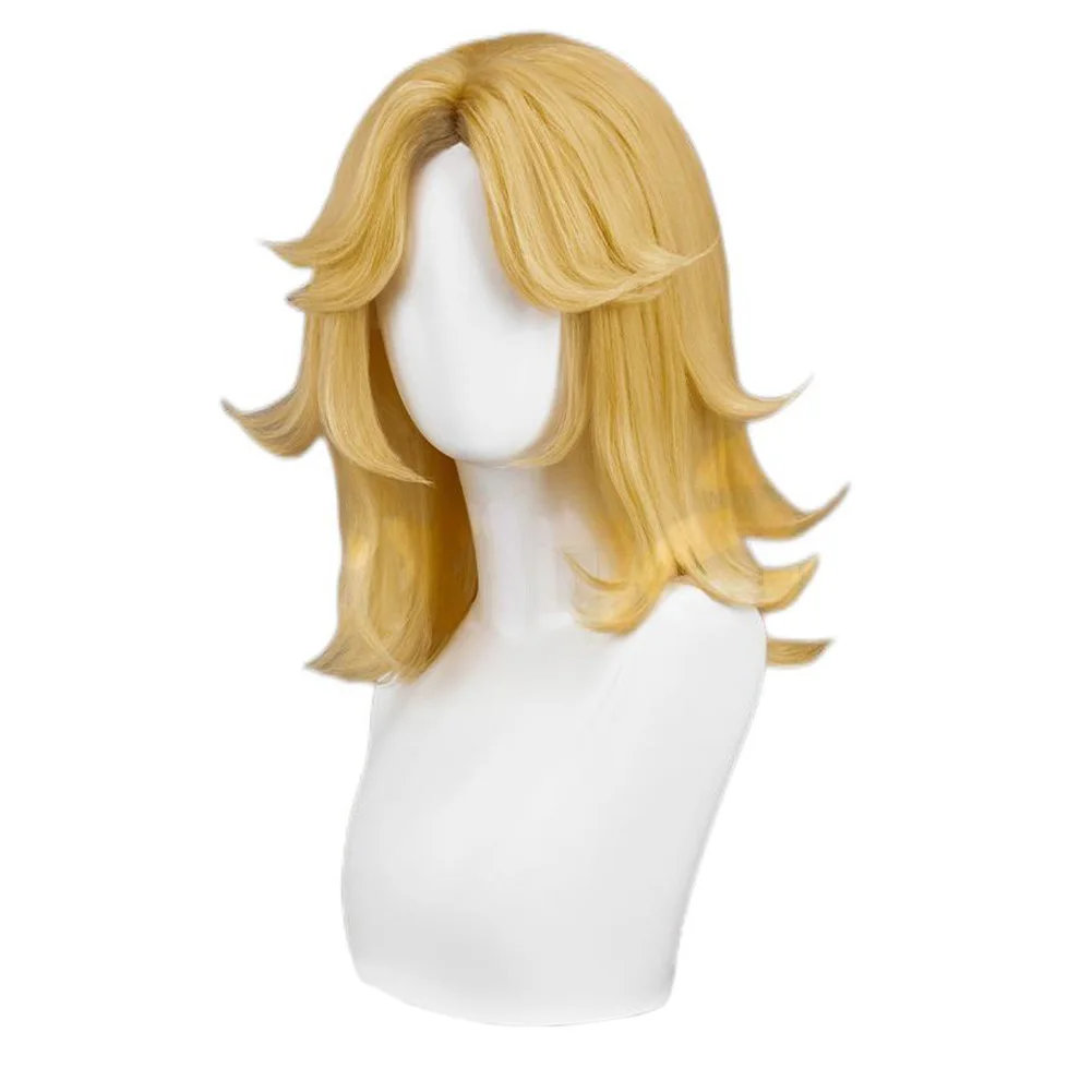 Susan tempestade perucas cosplay acessórios de fantasia jogo rival disfarce peruca amarela chapelaria feminino adulto festa de halloween carnaval terno