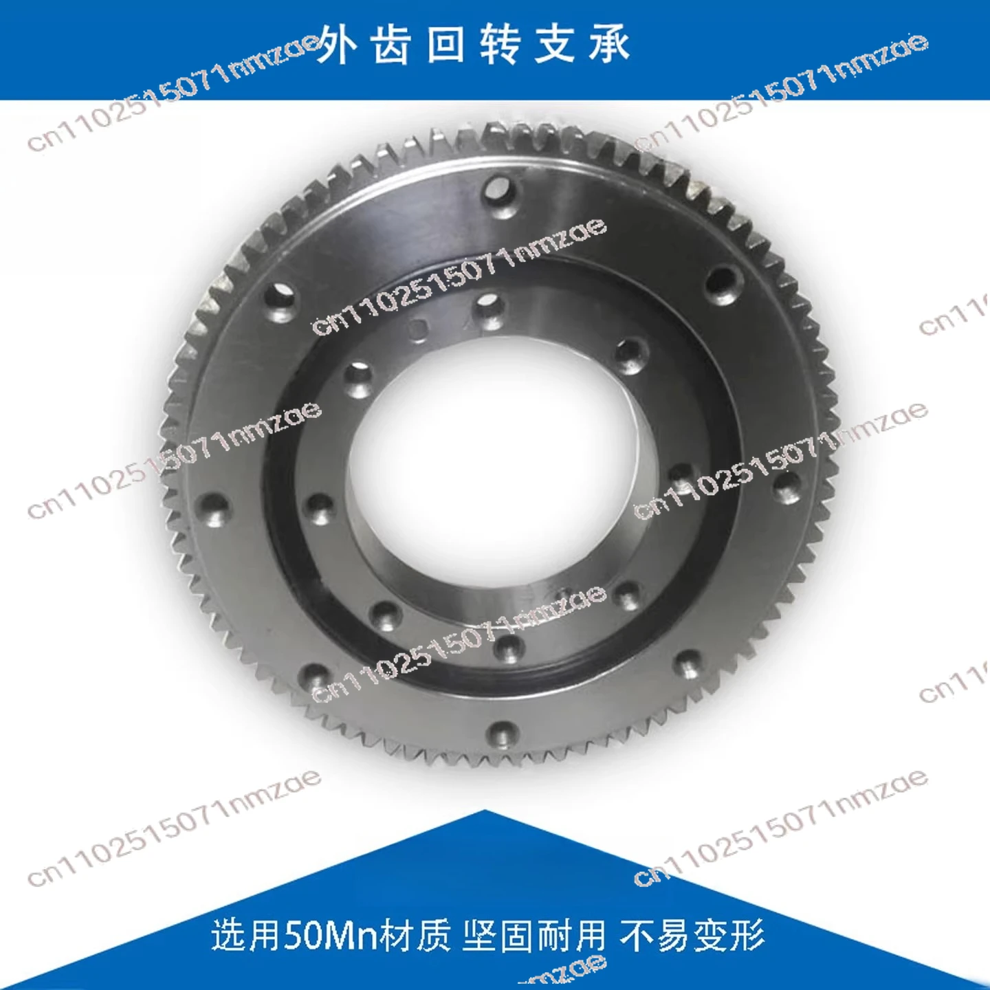 External Gear Slewing Bearing Small Slewing Ring Turntable Bearing Full Assembly
