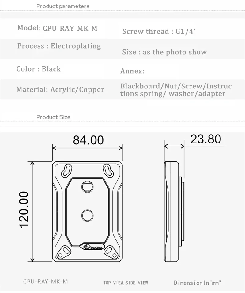 Imagem -06 - Bykski Cpu Block Use para Amd Ryzen3000 Am3 Am4 1950x Tr4 X399 X570 Placa-mãeryzen 3000 5000 7000 5v 3pin A-rgb Aura