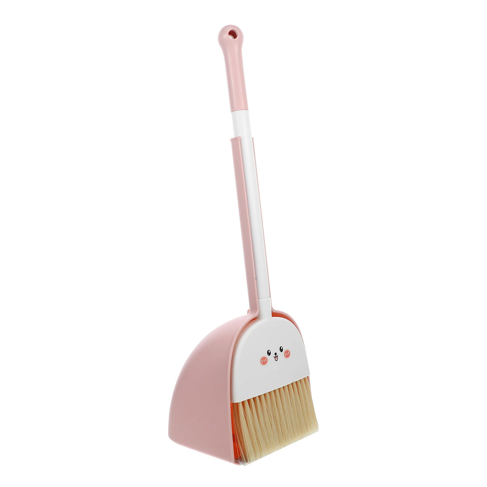 1Set Childrens Broom and Dustpan Set Fine Workmanship Sturdy for Long Lasting Use Kids Broom and Dustpan Cleaning Set