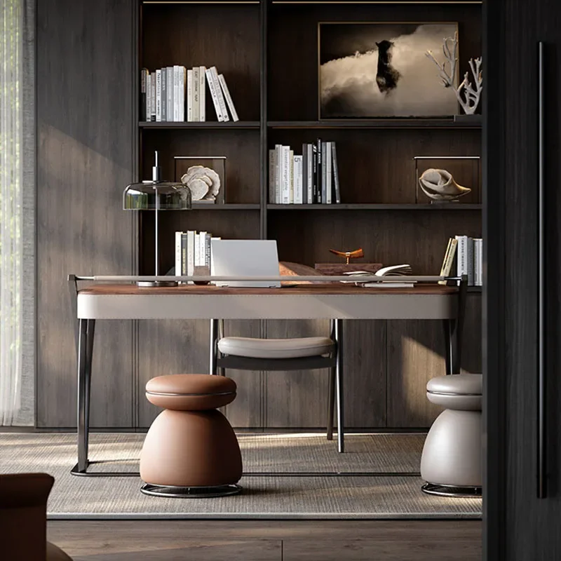 XX Minimalist Computer Office Desk Aesthetic Executive Reception Office Desk Crafts Decoration Escritorio Oficina Trendy Furnitu