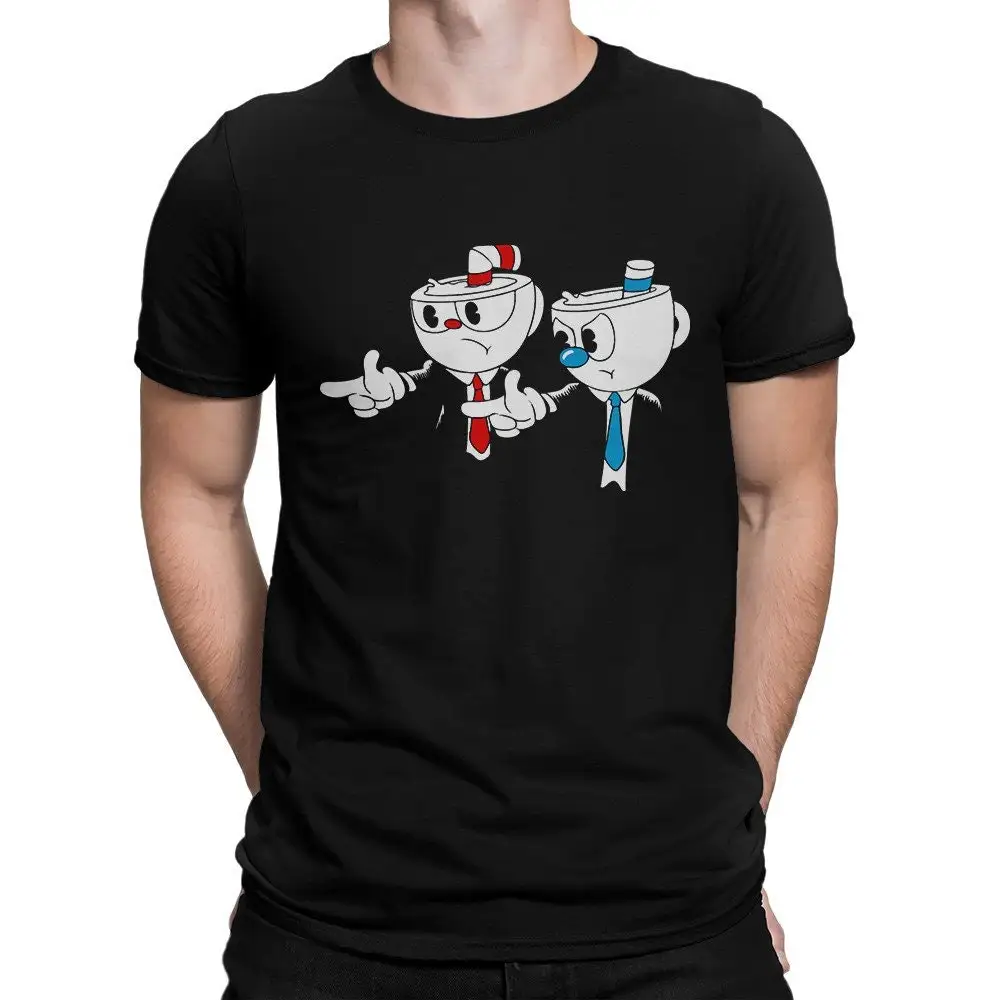 Cuphead Pulp Fiction Style T Shirt Men's and Women's Sizes drsh 290