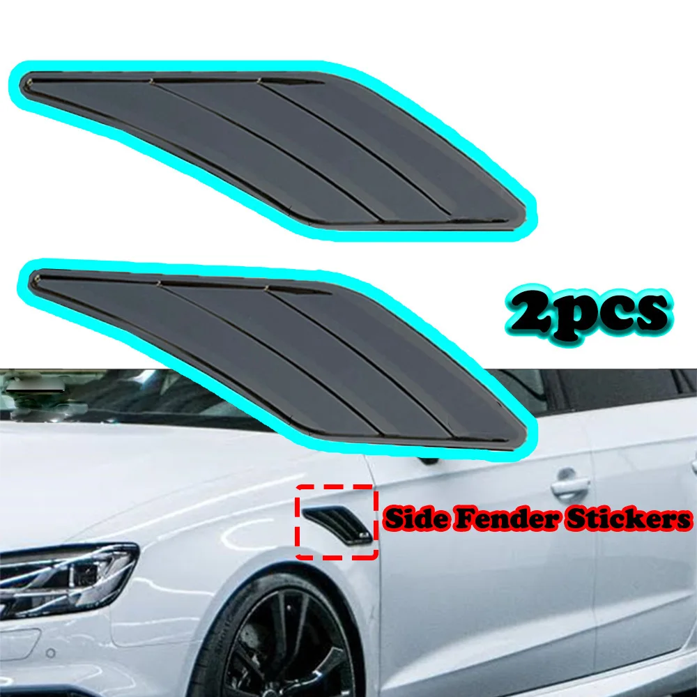 

Car Air Vent Sticker Side Fender Trim Stickers Universal For Audi RS3 RS4 RS5 RS6 A6 C6 C5 A1 A3 8P A4 B8 B6 A5 A7 A8 Q5 Q7 TT