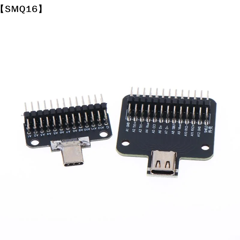 TYPE-C Male And Female Header Test Board Double-sided Positive And Negative Insertion Row 24P Male Female USB3.1 Adapter【SMQ】