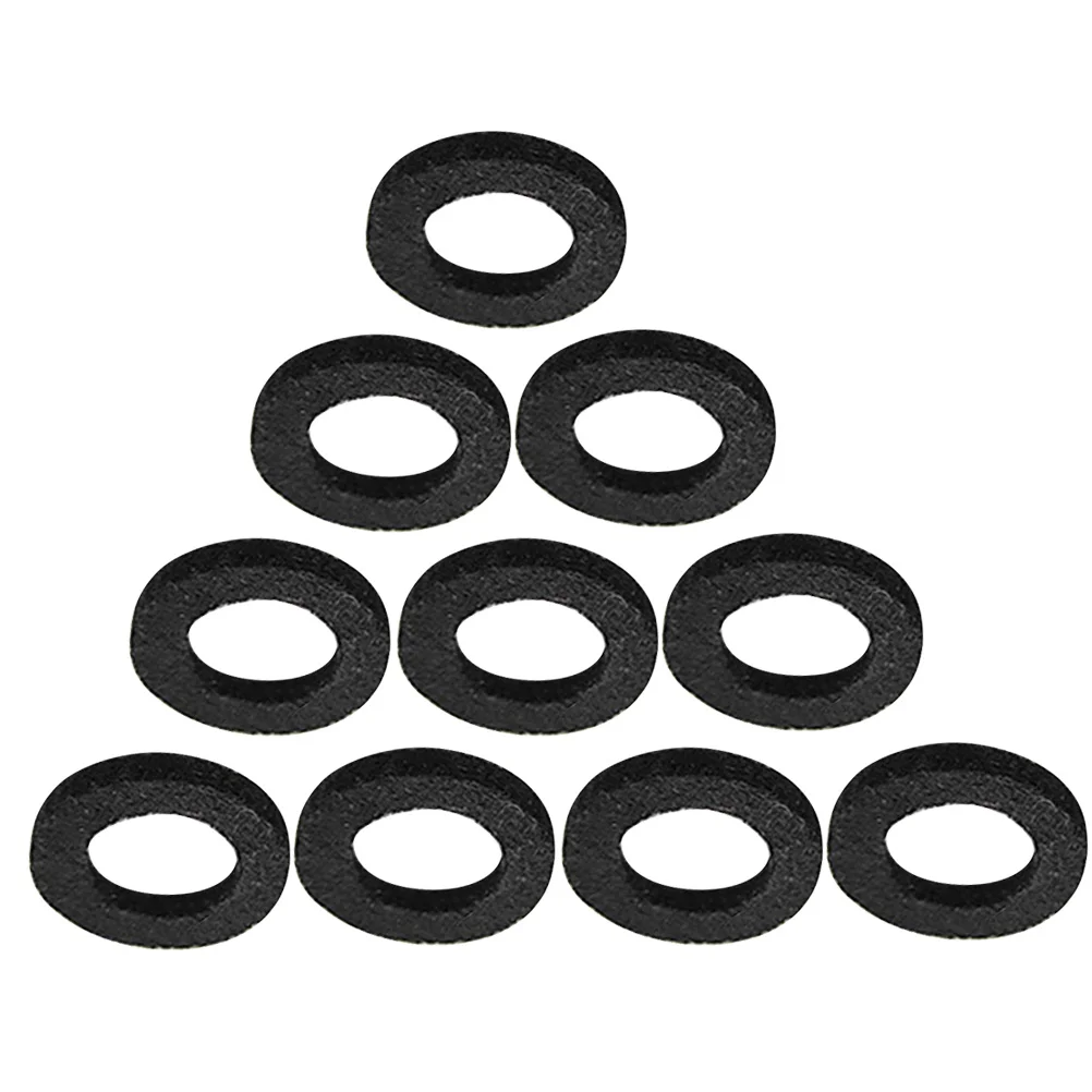 

10Pcs Trumpet Felt Washers Cotton Cushions Black Protect Keys Fix Keys Long Life Musical Instrument Accessory Trumpet Cushion