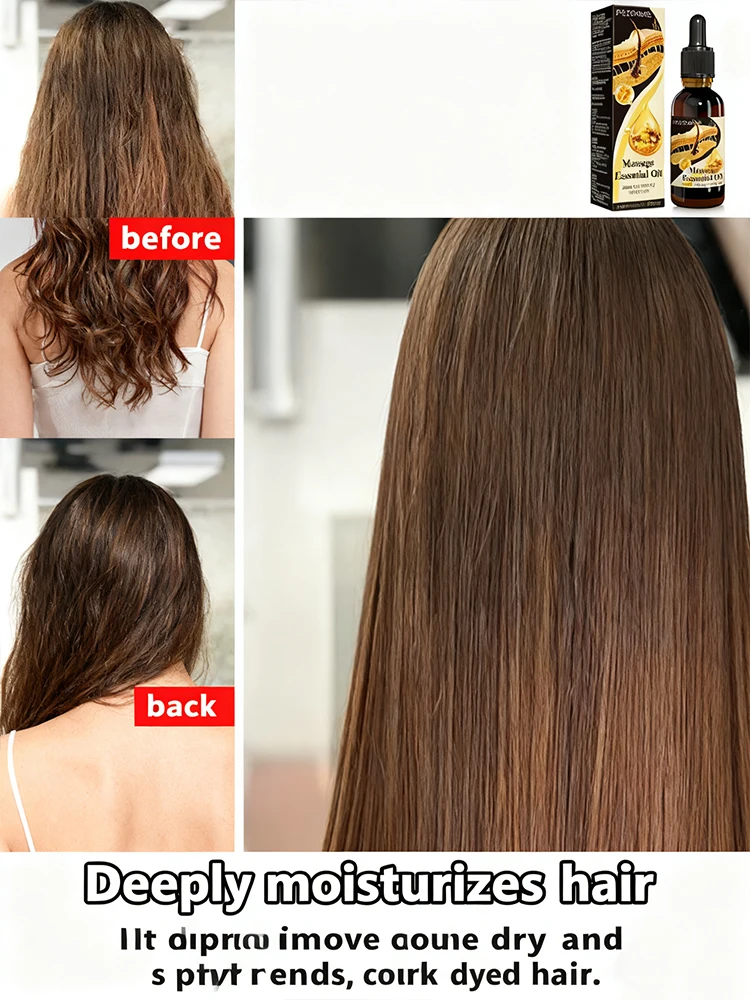 

Сыворотка для волос Keratin Repair, для ухода за поврежденными волосами, против вьющихся и укрепления падений волос, подходит для сухих и вьющихся волос.