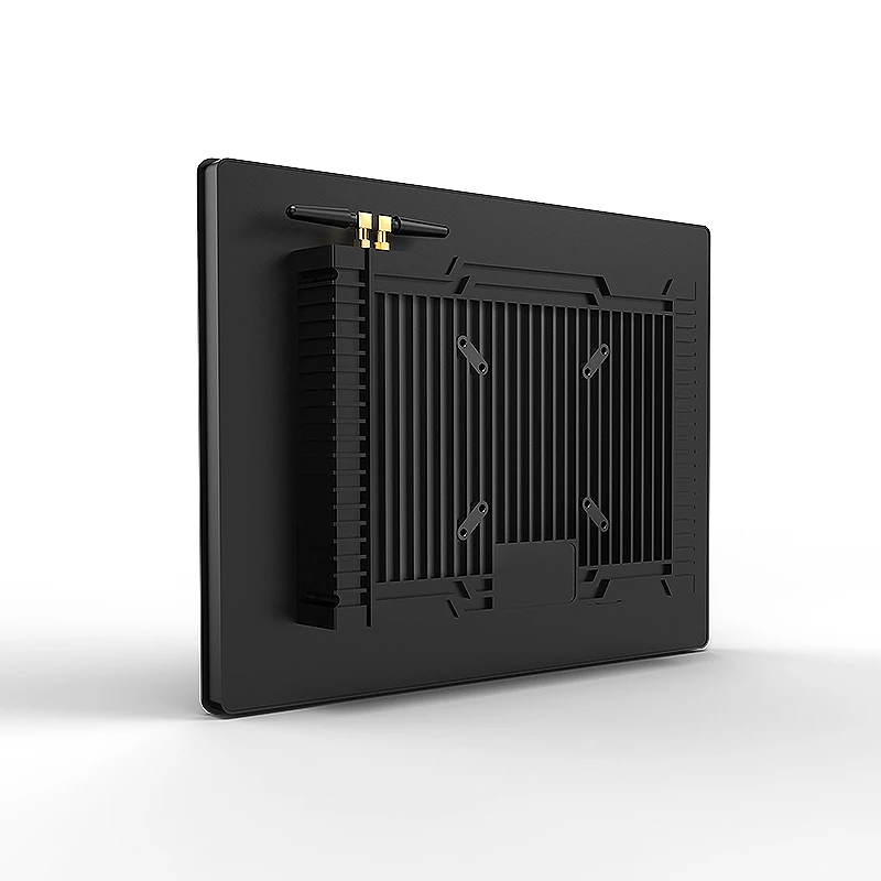 15 Inch Embedded Industrial Panel PC with Capacitive Touch Fully Enclosed Fanless Cooling All in One PC Windows 10 RS232
