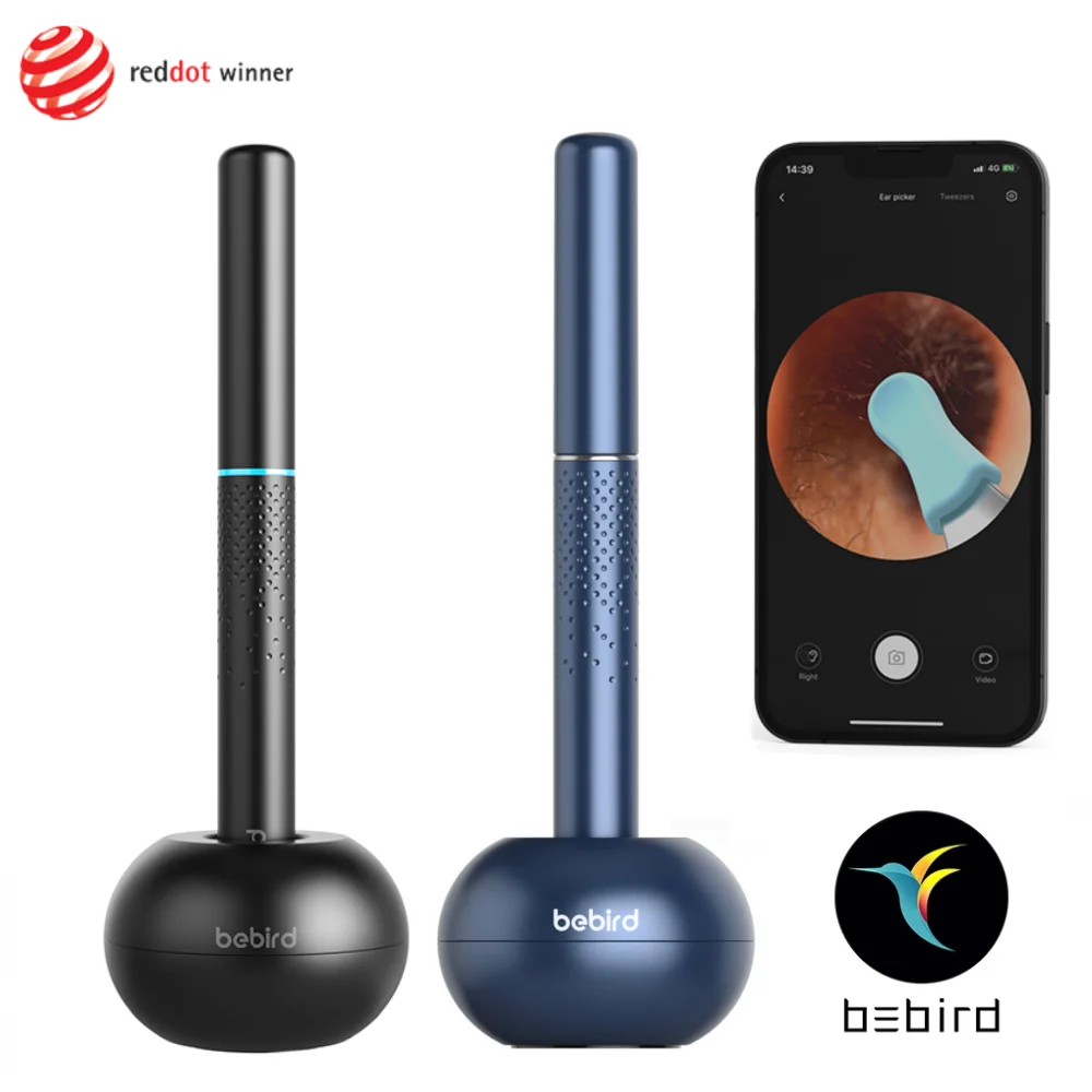 

Bebird M9 Ear Cleaner Smart HD Visual Ear Wax Removal Stick Clean Endoscope Mini Camera Otoscope Borescope Ear Picker Tool Set