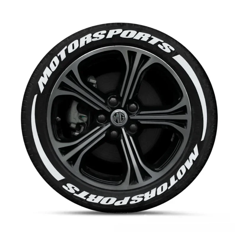 One Piece Sticker Car and Sticker Diy Alphanumeric Sticker Motorcycle Tire Waterproof External Letter Sticker Wheel Sticker