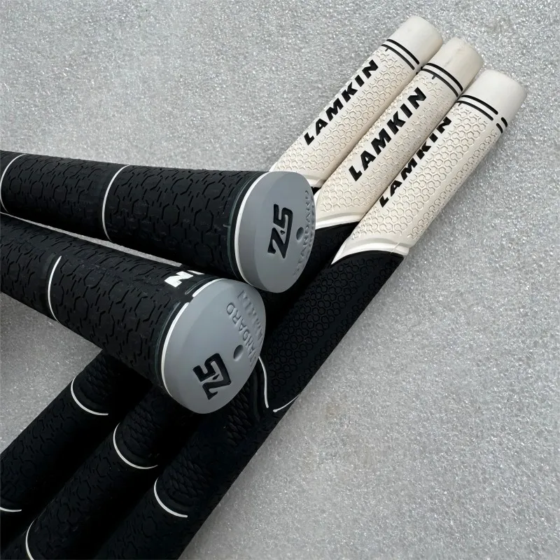 LAMKIN Z5 Carbon Yarn material golf grips Black with white colour standard size 50+/-2gms