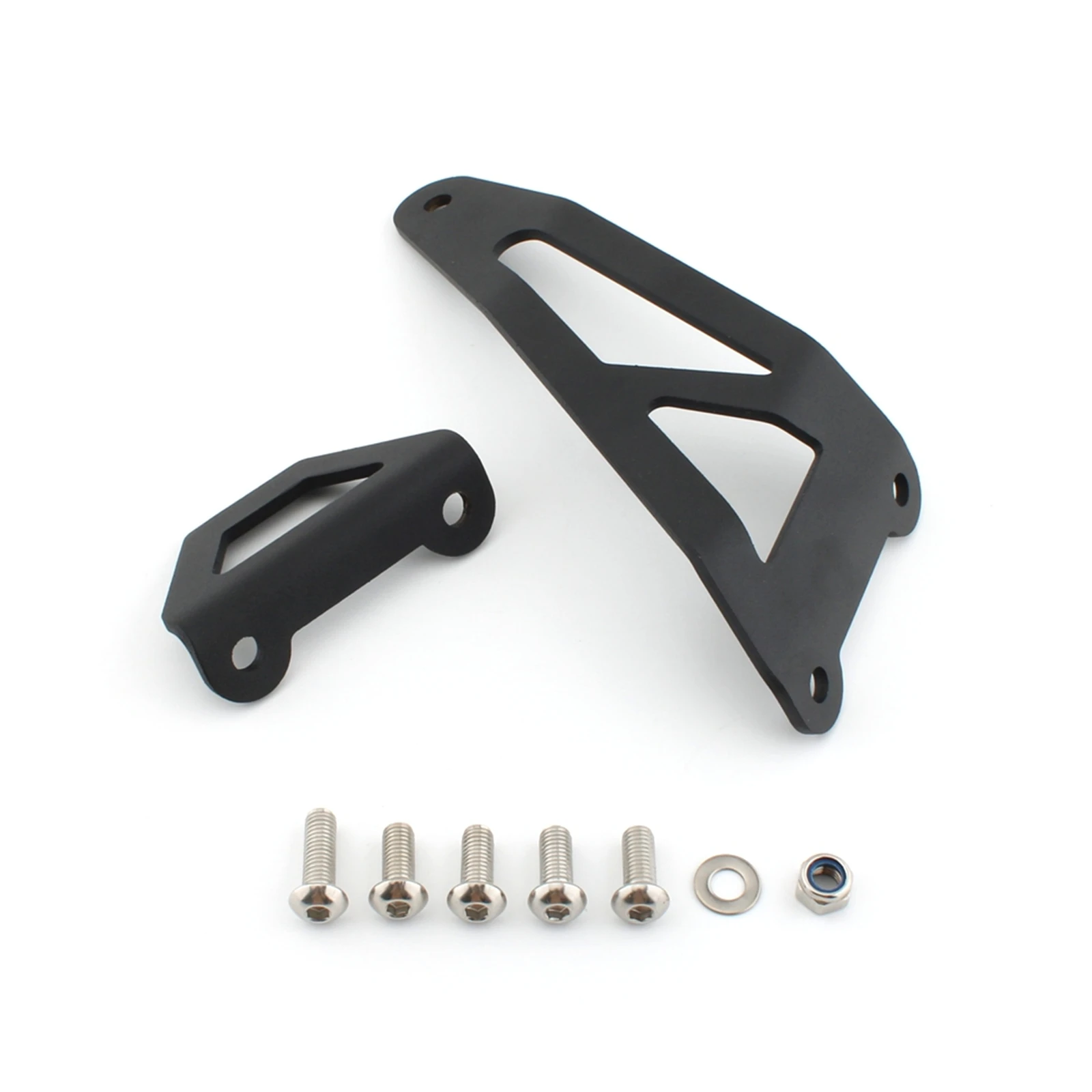 Motorbike Rear Foot Peg Remove Exhaust Hanger Support Bracket Blanking Plate For CFMOTO 450MT 2024-2025