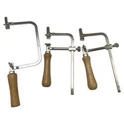 Plastic/Wooden Handle, DIY Craft Model Wire Saw, Adjustable & Fixed Curve Cutting Saw Bow, Woodworking Cutting Tool