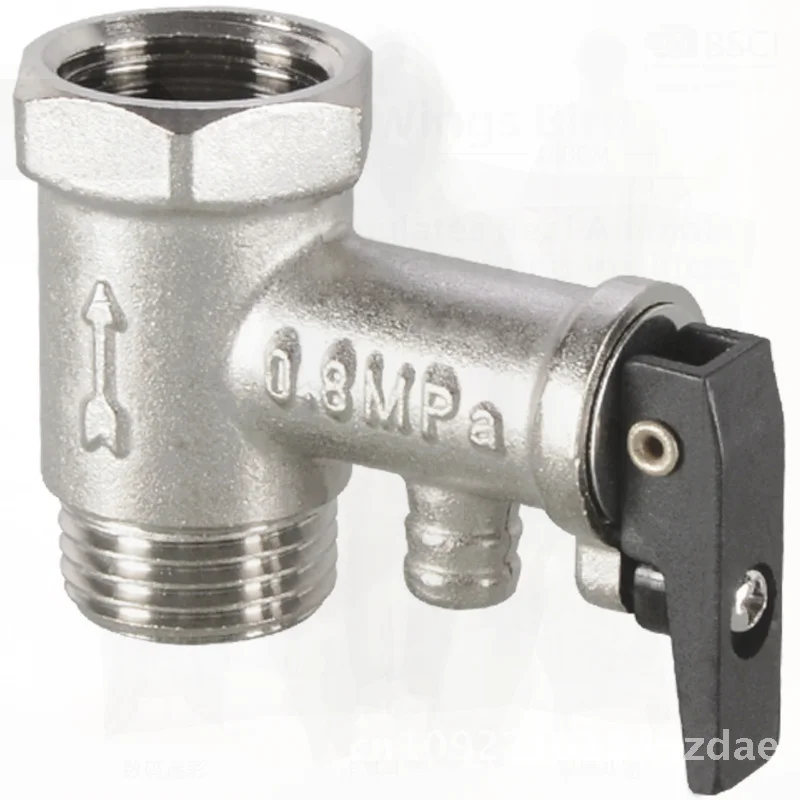 

Brass Electric Water Heater Safety Valve Pressure Reducing Relief Check Valve Accessories Modern Minimalist Copper Construction