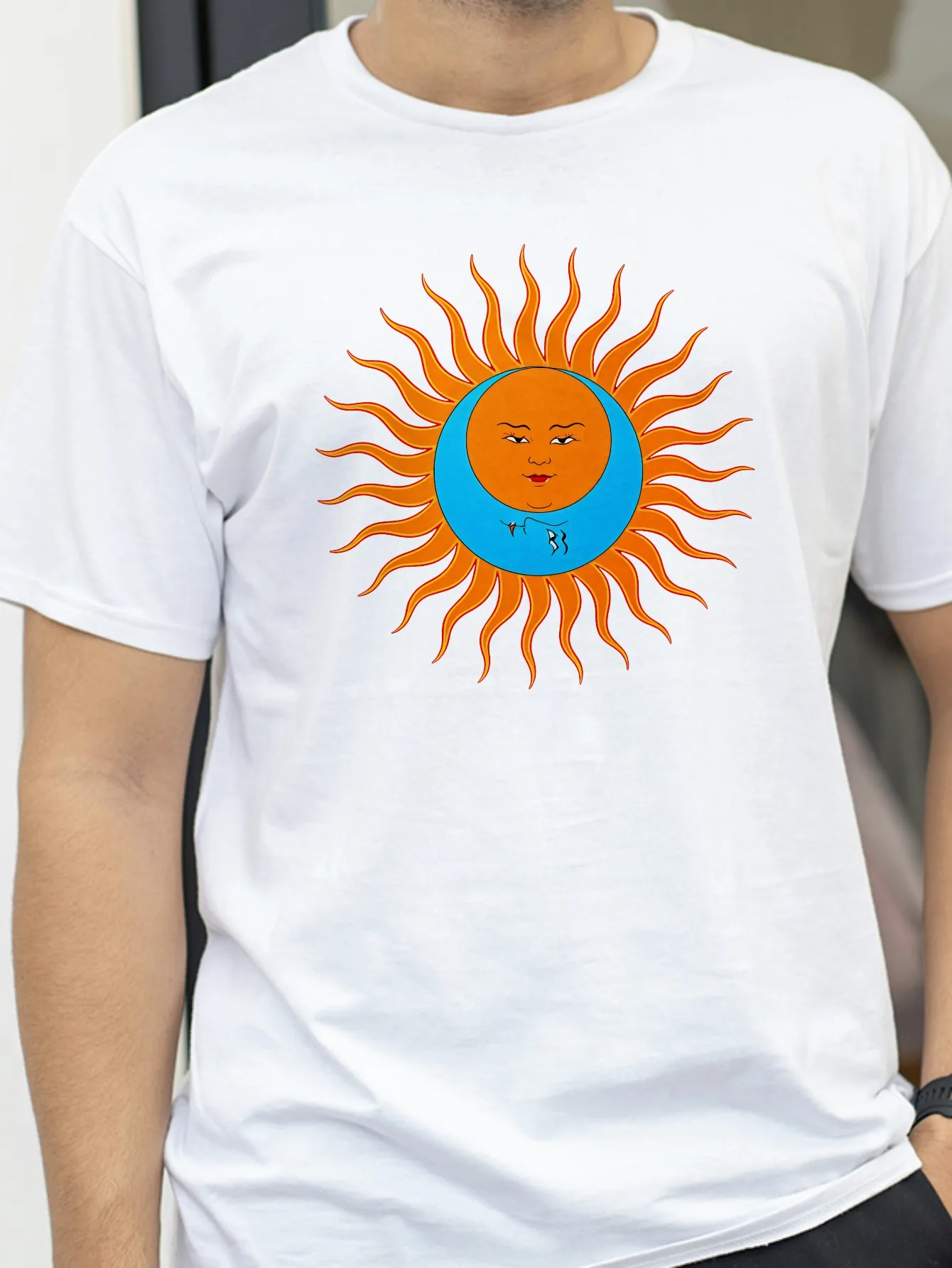 

King Crimson Rock Music Printed Graphic Band T-shirt Cotton Men T Shirt New TEE TSHIRT Womens Tops