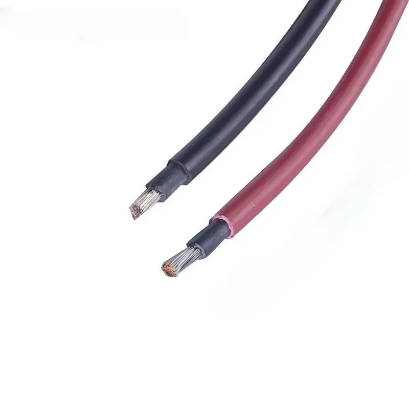 TUV PV Solar Cable 1x2.5mm2 1*4mm2 1*6mm2 XLPE Insulation Copper Core PV1-F Electrical Wire Slocable