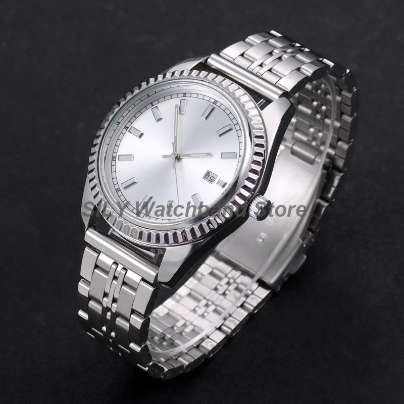 Correas de reloj de acero inoxidable con extremos curvos de 18 mm, 20 mm, 22 mm, 24 mm, correa de reloj de negocios con hebilla plegable, pulsera de repuesto