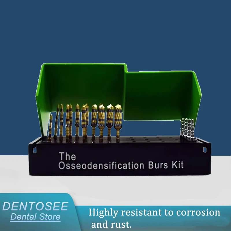 

17pcs/kit Dental Osseodensification Burs Set Implant Surgical Kit with Maxillary Sinus Lift Drill Reusable Dental Tools