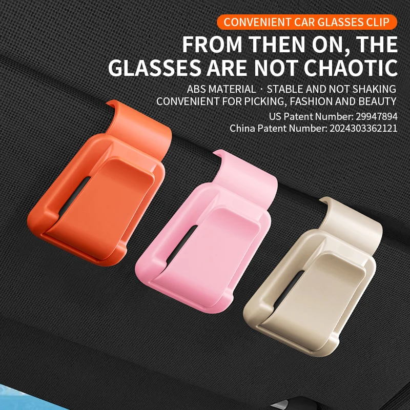 

Car car glasses clip Car creative multi-functional car glasses frame clip car with sunglasses clip ticket card