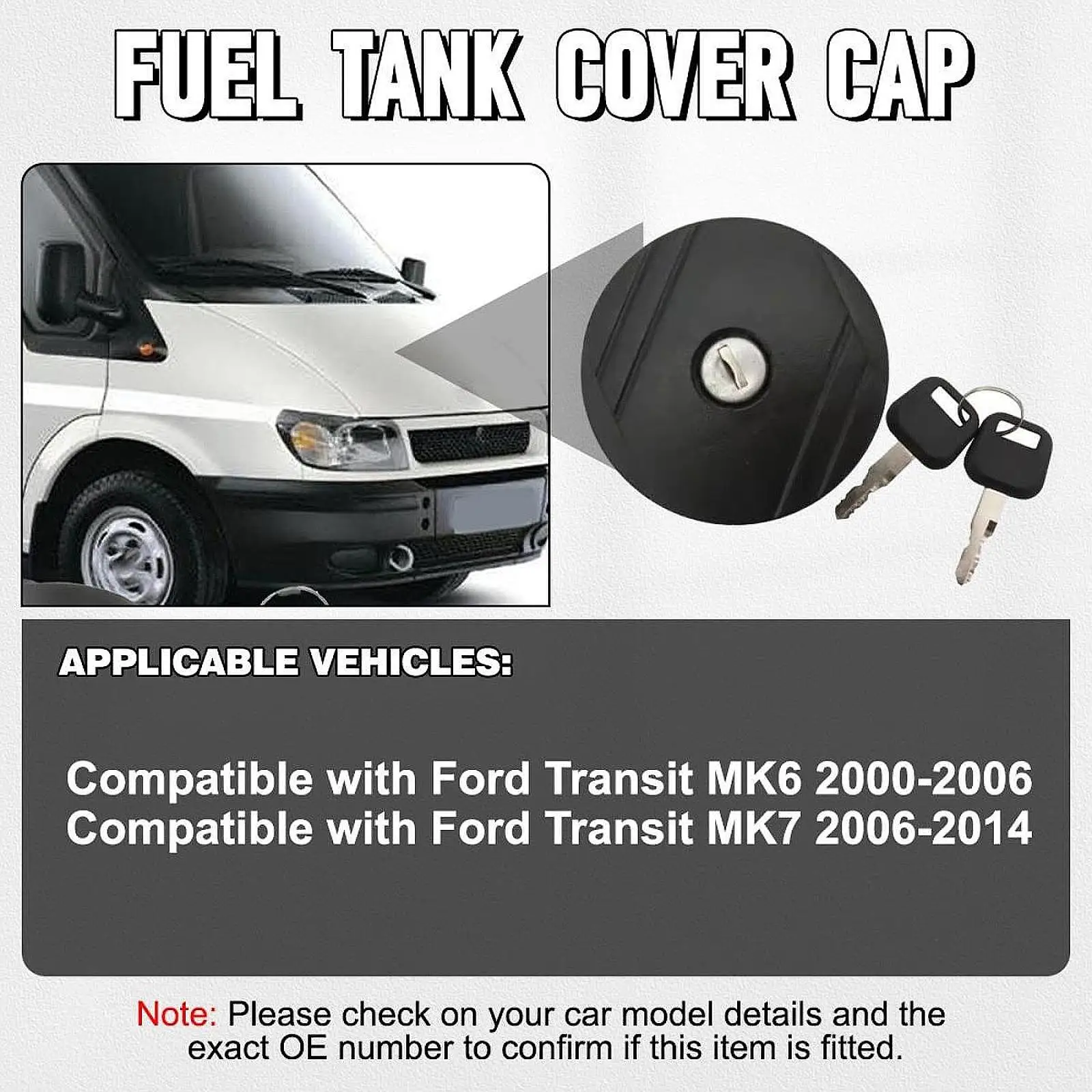 Tank with Keys 2C1A9K163AA Practical Easy to Install Portable Professional Spare Parts Accessories Replacement