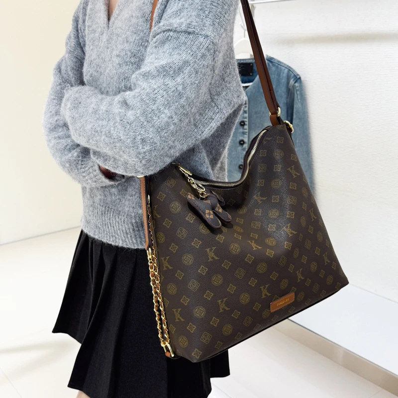 

Elegant Women Messenger Bag Leather Crossbody Bag Luxury Brand Famous Designer Handbag Popular Classic Shoulder Bag Trendy