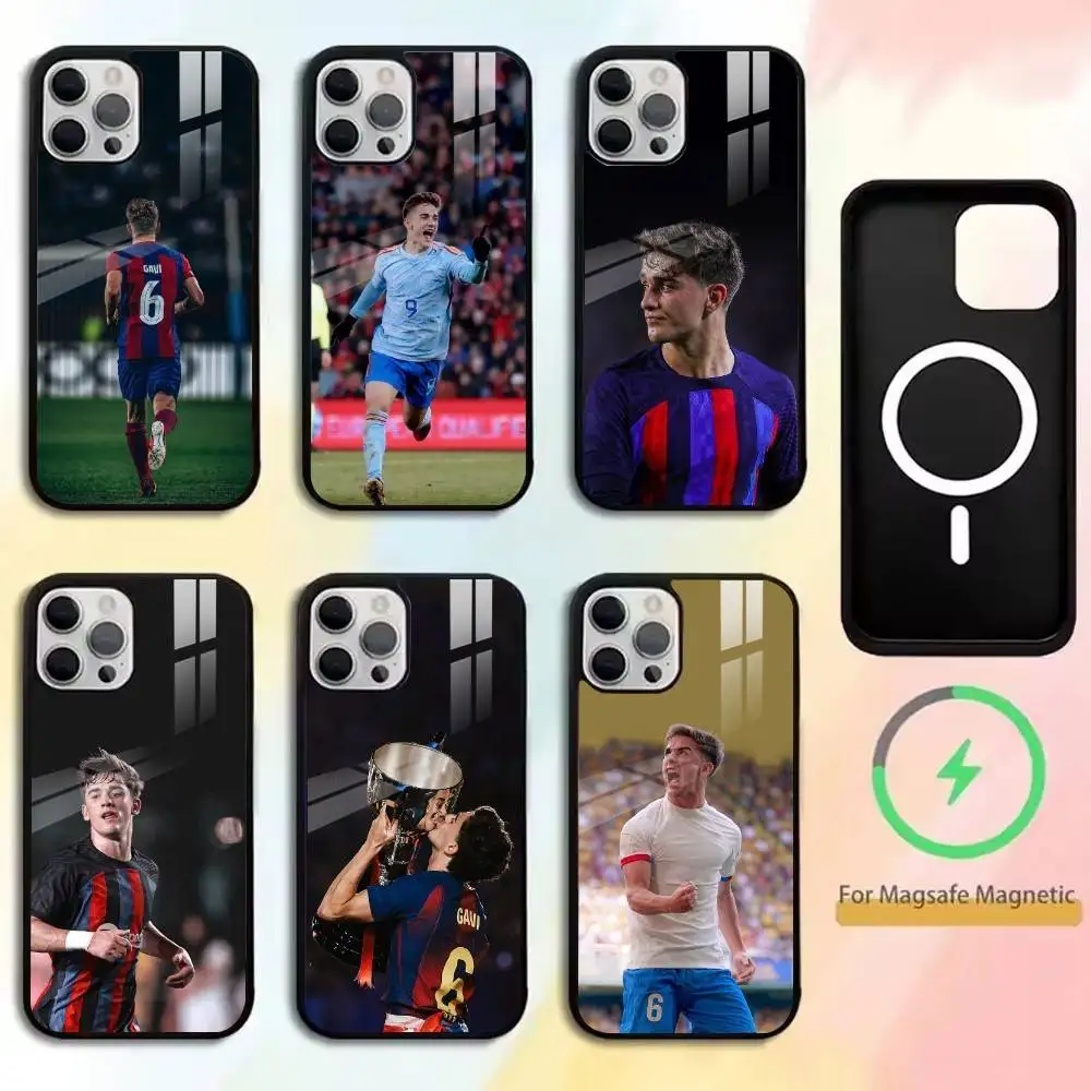 

P-Pablo G-Gavi-Football-Sport Phone Case For IPhone17,16,15,14,13,12,11 Plus,Pro Supports Magnetic Wireless Charging