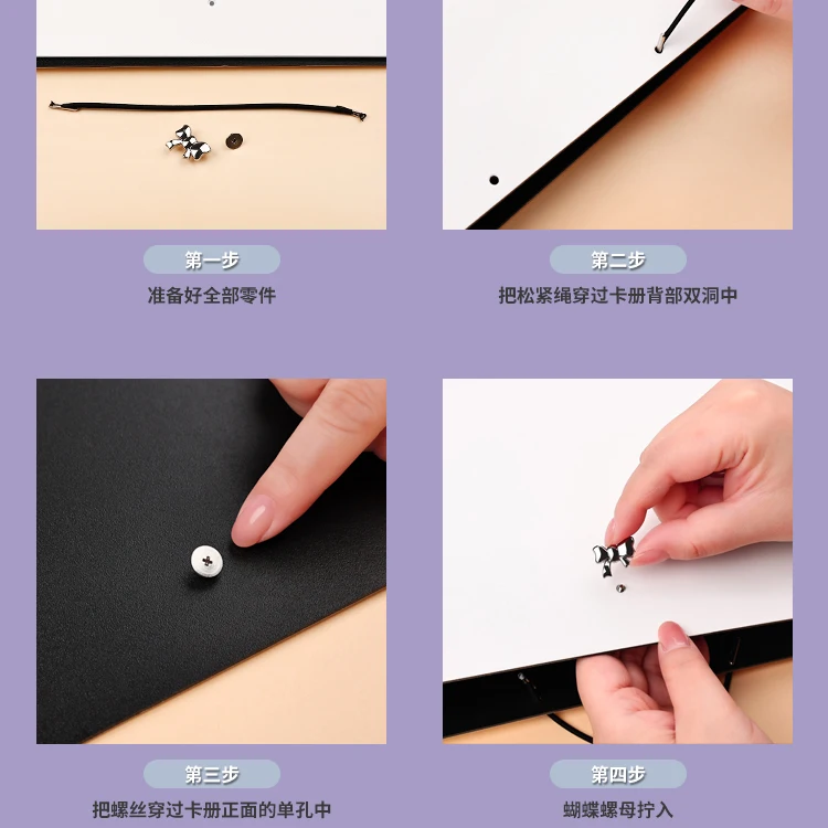 Nuovo raccoglore A5 a pois con copertina per raccoglore per notebook ricaricabile a 6 anelli, pianificatore di budget personale in pelle PU con fibbia magnetica  21