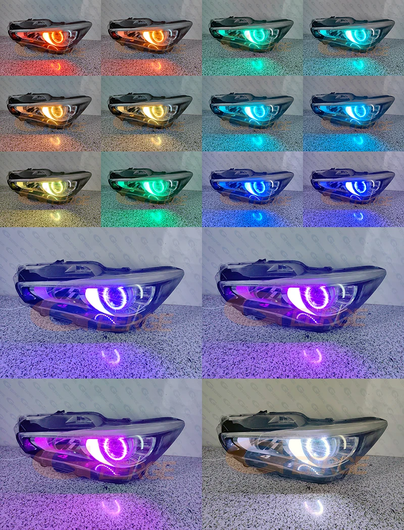 Per Infiniti Q50 V37 Q70 Q70L Y51 Nissan Skyline App Bluetooth Ultra Luminoso Multi-Colore RGB Led Angel Eyes Kit Halo Anelli