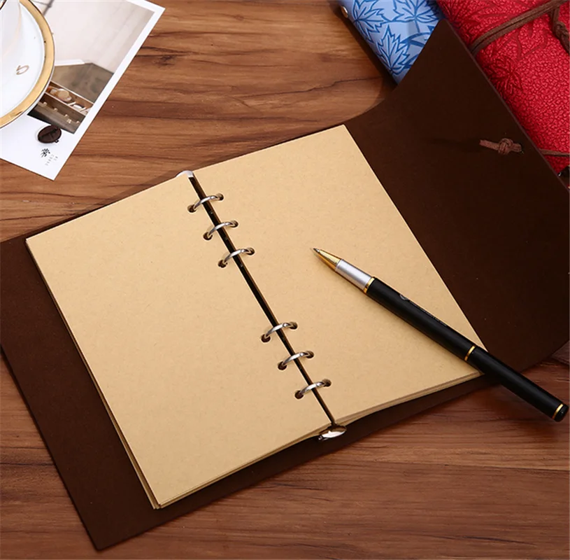 45 Sheets A5 A6 A7 Loose Leaf Notebook Refill Spiral Binder Inner Page Line Blank craft Grid Inside Paper Stationery