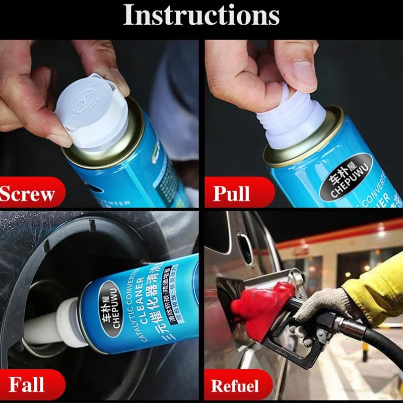 Engine Cleaner Car Carbon Cleaning Agent  300/600/1200ML Fuels System Cleaner Catalytic Converter Cleaner Engine Accelerators