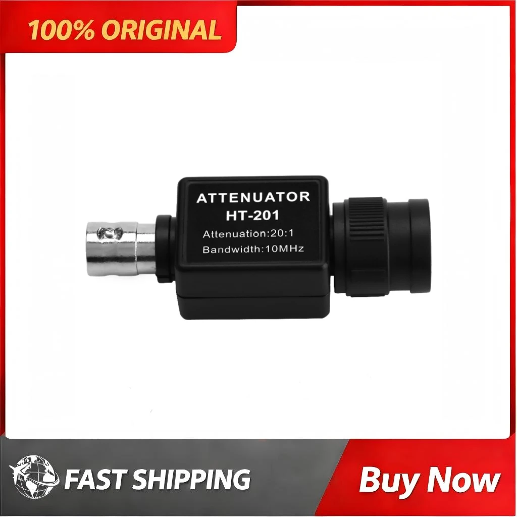 Hantek HT201 Osciloscopio Attenuator 10MHz Signal Attenuation Module Universal 20:1 Ratio Oscilloscope Electronic Test Equipment