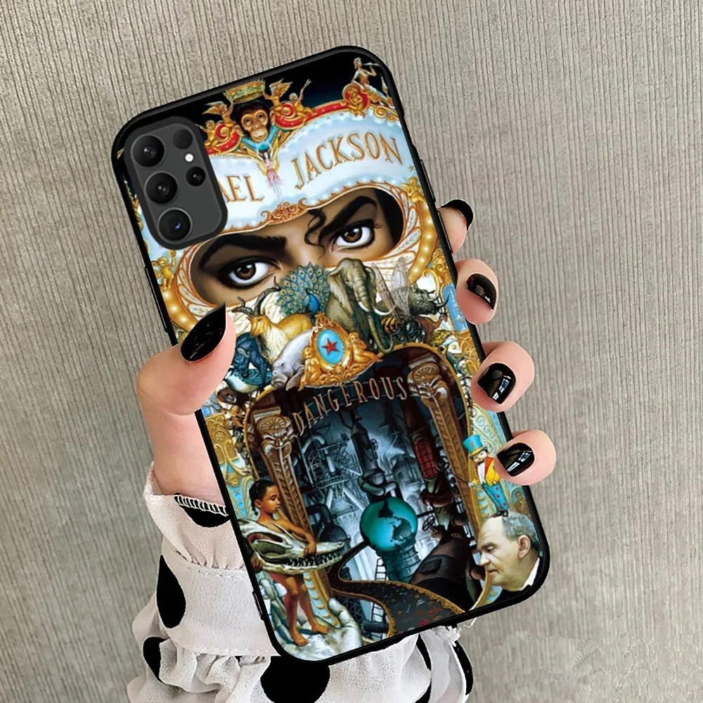 American Singer Michael Jackson Phone Case For Samsung Galaxy S24 S22 S23 S30 Note 20 10 Plus Lite FE ULTRA Cover