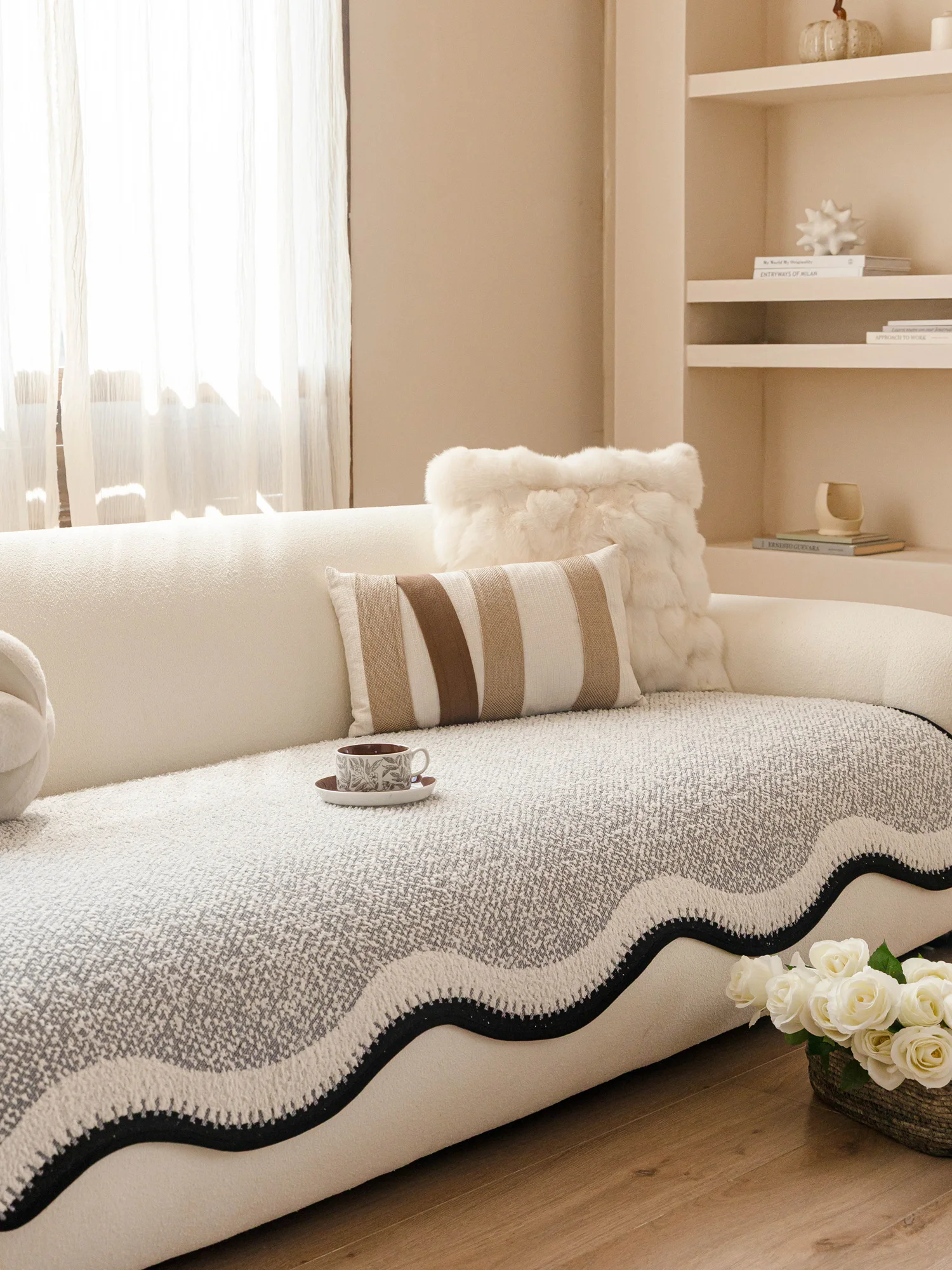 

Universal Four Seasons Anti-Slip Sofa Cushion Scratch Proof Fabric Sofa Pad French Style Combination Sofa Cover 2026...