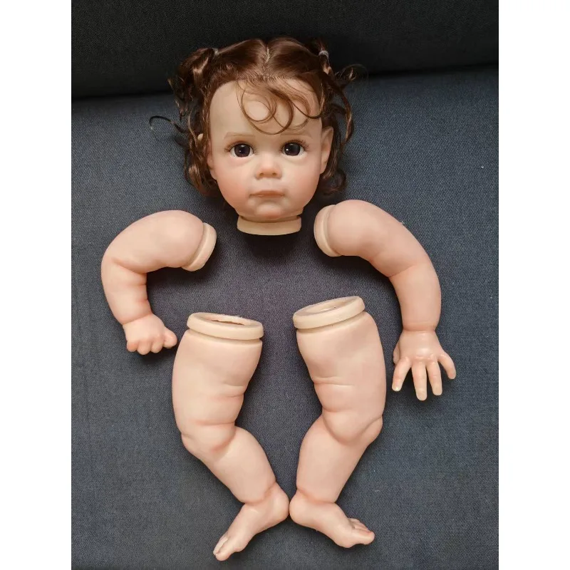24inch Maggi Reborn Toddler Doll Size Kit Already Painted Lifelike Soft Touch Rooted Hair DIY Doll Parts
