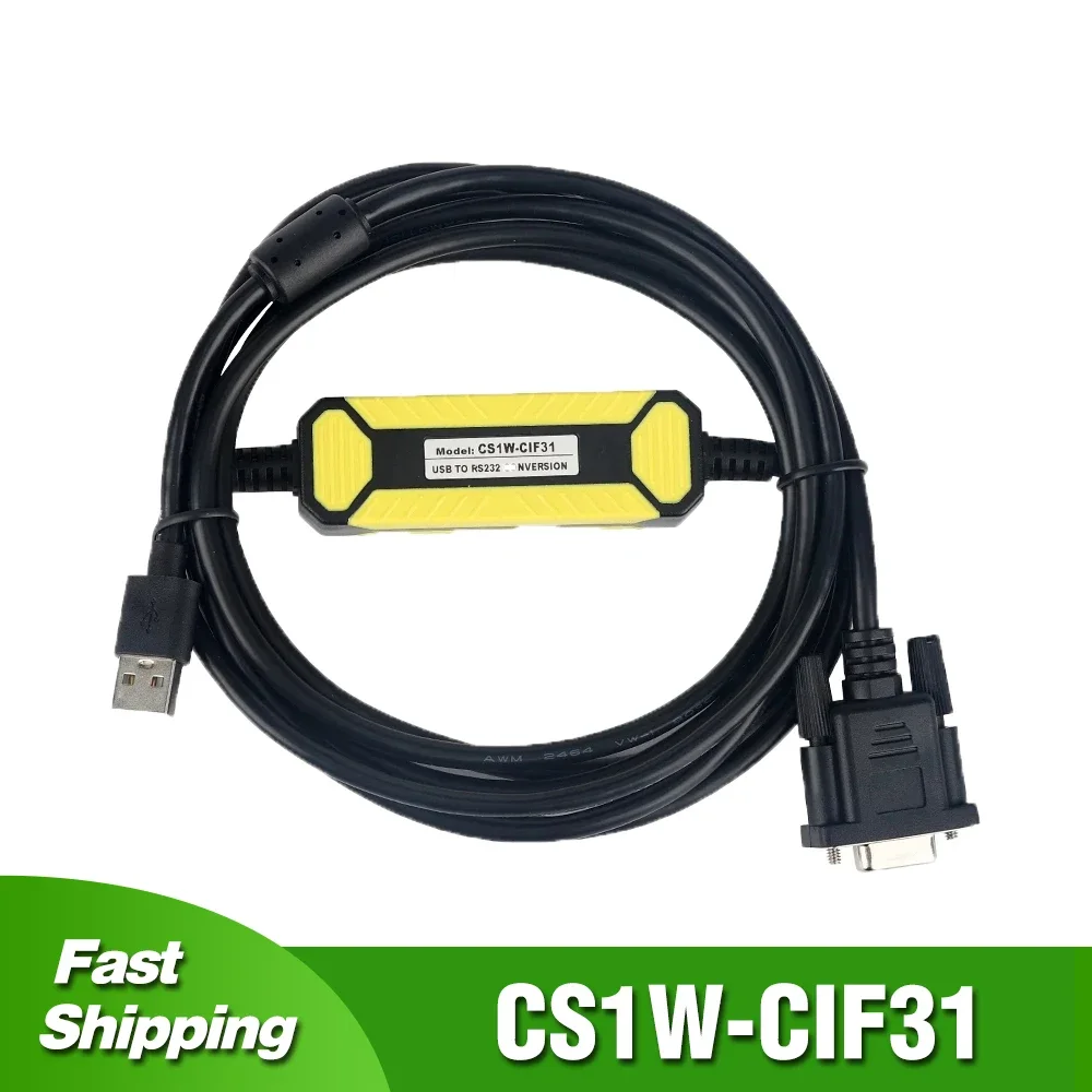 CS1W-CIF31 Adapter For Omron USB Switch Serial to R232 Programming Cable USB-RS232 Optical Converter Line USB Port