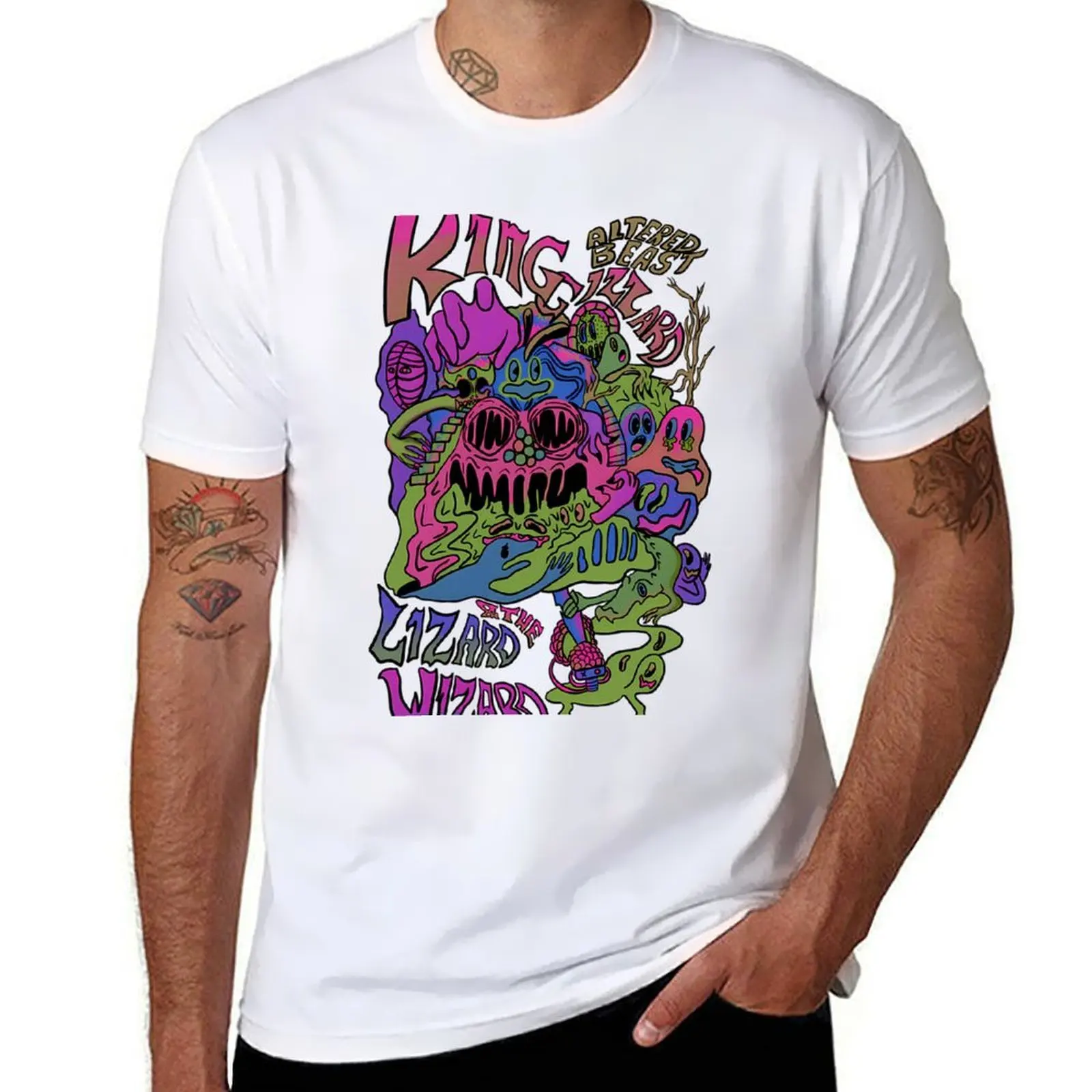 

King Gizzard and The Lizard Wizard - Altered Beast T-Shirt t shirts for man pack white man t shirt summer T-Shirt
