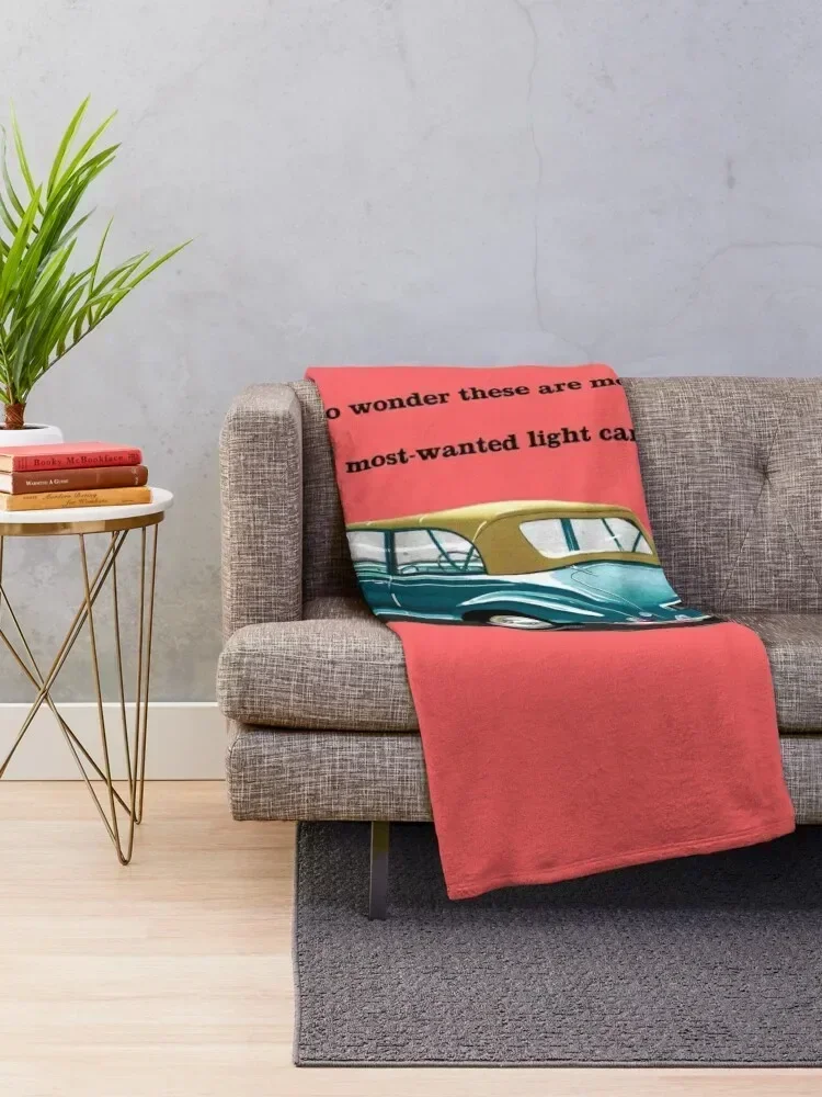 MORRIS MINOR CONVERTIBLE - BROCHURE Throw Blanket Bed Fashionable Travel Luxury Designer Luxury Thicken Blankets