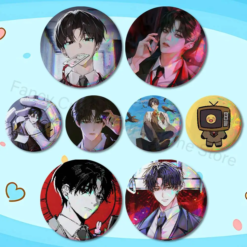 K-Kim S-Soleum Novel GSGW Custom Badges 75mm 44mm 25mm Brooch Backpack Hat Enamel Pins Accessories Toys Gifts
